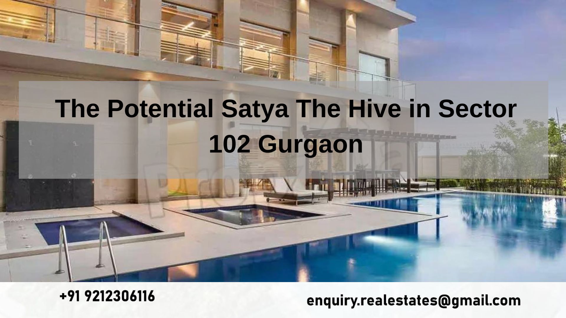 The Potential Satya The Hive Sector 102 Gurgaon